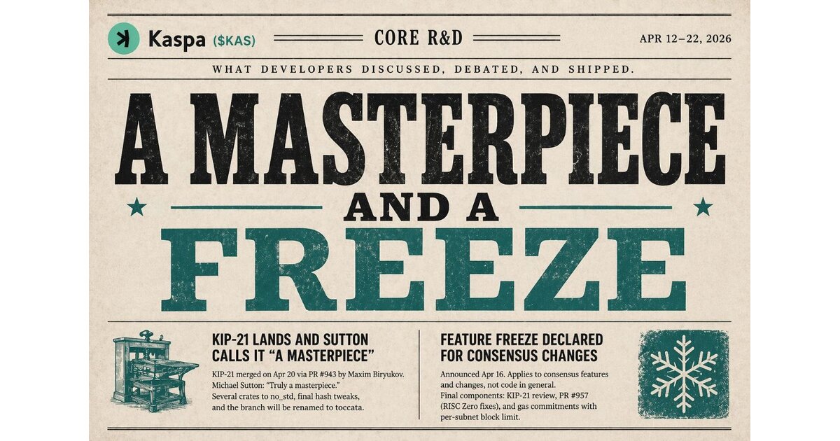 A Masterpiece and a Freeze
